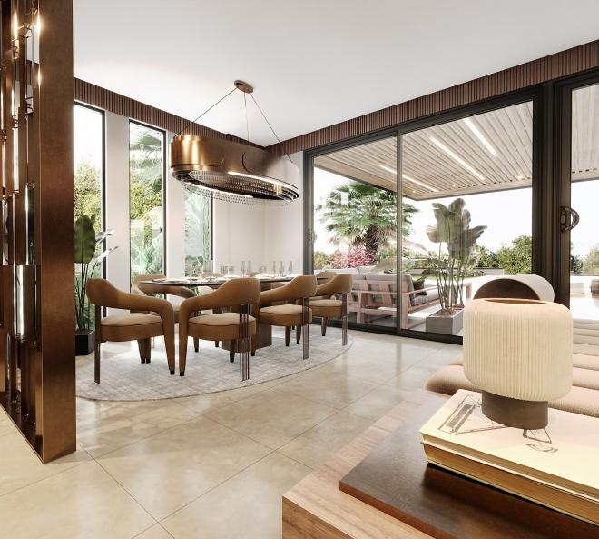 Вилла 3+1 с видом на море в Бодрум