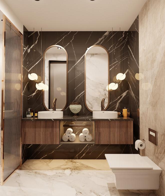 Вилла 3+1 с видом на море в Бодрум