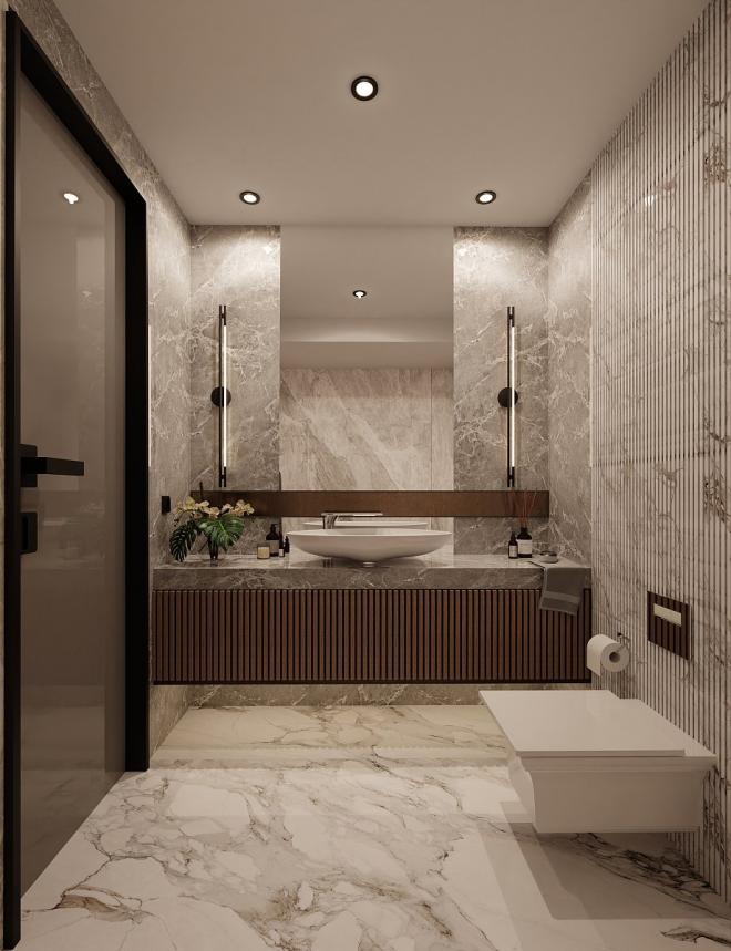 Вилла 3+1 с видом на море в Бодрум