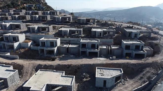 Вилла 3+1 с видом на море в Бодрум