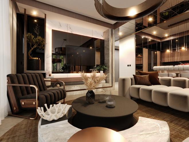 Вилла 3+1 с видом на море в Бодрум