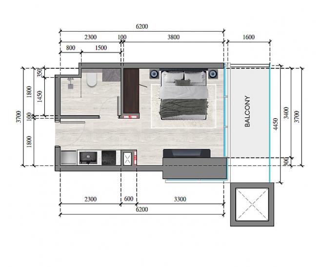 Дюплекс 3+1 в Дубай