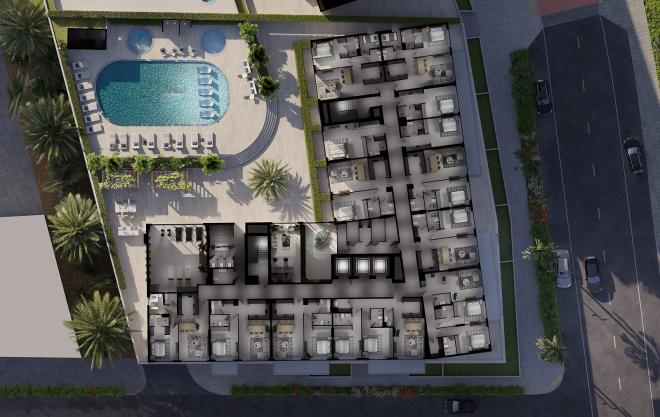 Квартира 0+1 в Дубай