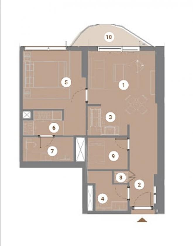 Пентхаус 4+1 в Дубай