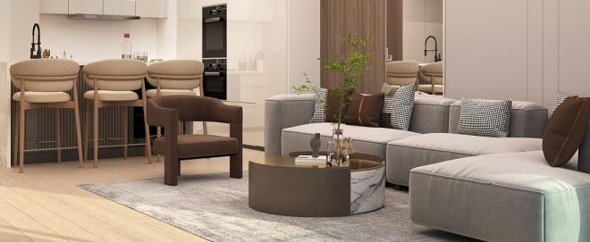 Квартира 1+1 в Дубай