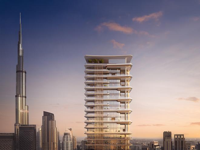 Дюплекс 5+1 с видом на море в Дубай