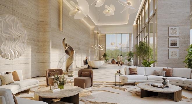 Дюплекс 5+1 с видом на море в Дубай