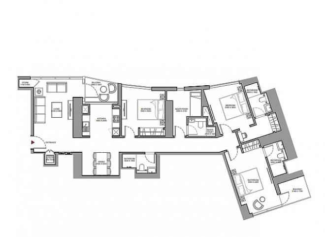 Квартира 1+1 в Дубай
