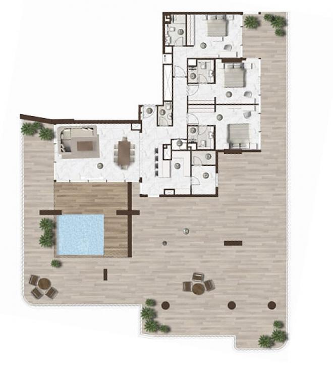 Квартира 1+1 в Дубай