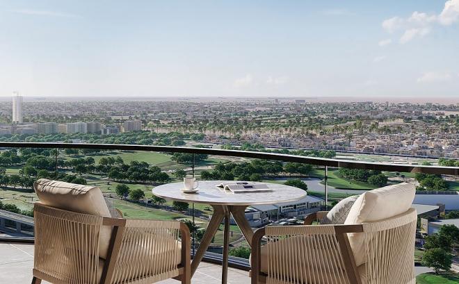 Квартира 0+1 с видом на море в Дубай