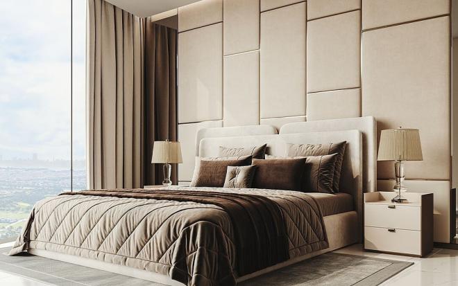 Квартира 0+1 с видом на море в Дубай