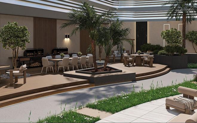 Квартира 0+1 с видом на море в Дубай