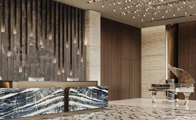 Квартира 0+1 с видом на море в Дубай