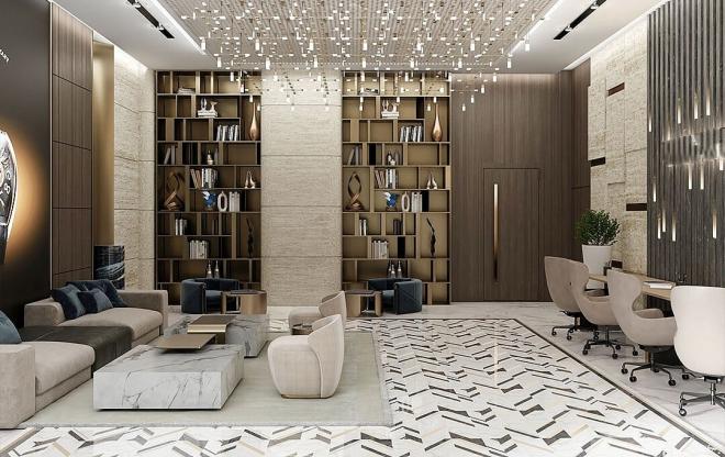 Квартира 0+1 с видом на море в Дубай