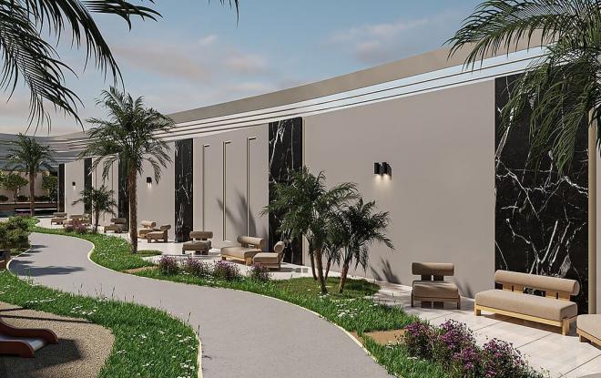 Квартира 1+1 с видом на море в Дубай