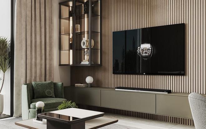 Квартира 1+1 с видом на море в Дубай