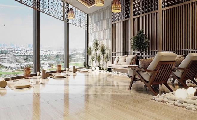 Квартира 1+1 с видом на море в Дубай