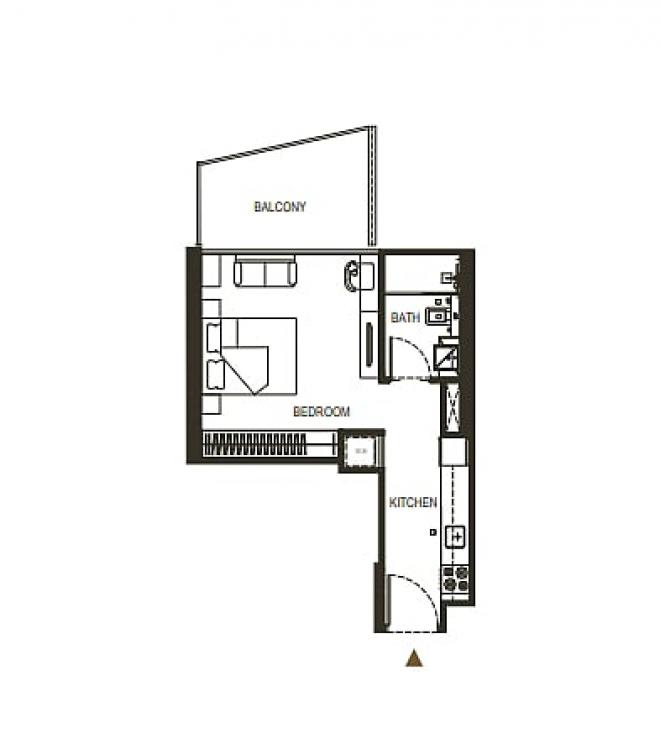 Квартира 2+1 в Дубай