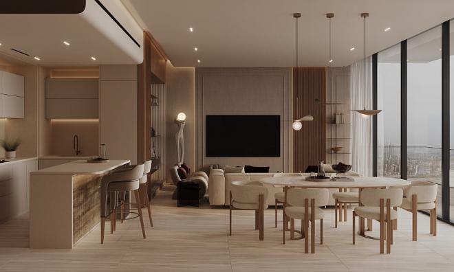 Квартира 2+1 в Дубай