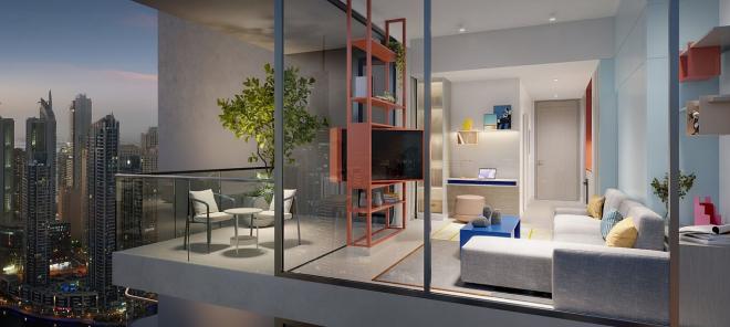 Квартира 0+1 в Дубай