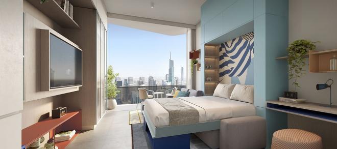 Квартира 1+1 в Дубай