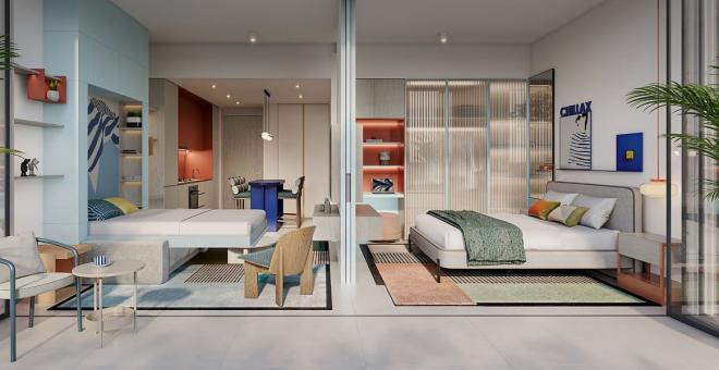 Квартира 1+1 в Дубай