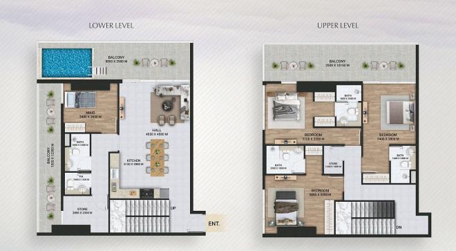 Квартира 0+1 в Дубай