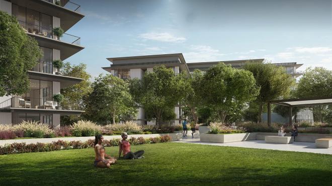 Квартира 2+1 с видом на море в Дубай