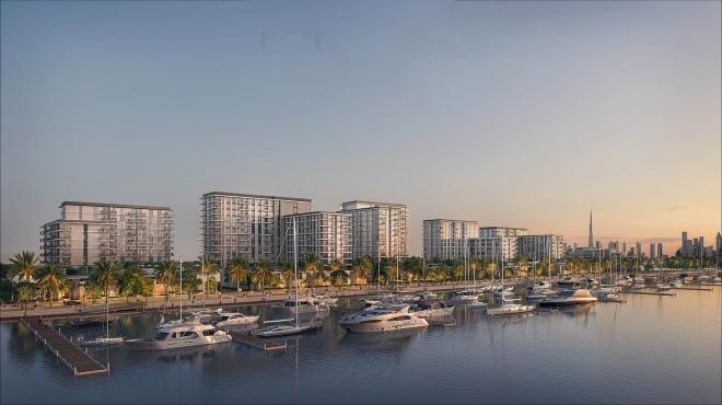 Квартира 2+1 с видом на море в Дубай