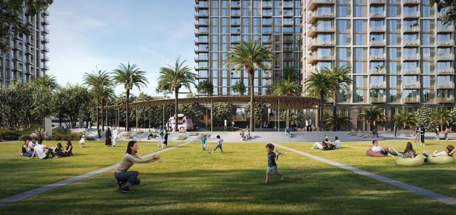 Квартира 2+1 с видом на море в Дубай