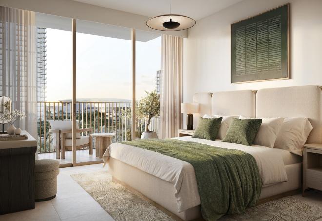 Квартира 2+1 с видом на море в Дубай