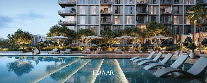 Квартира 2+1 с видом на море в Дубай