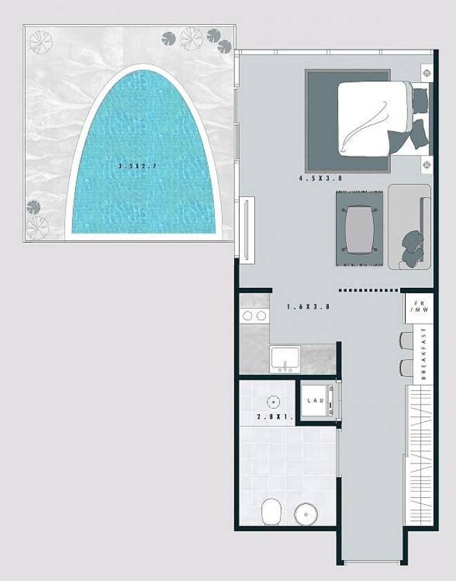 Пентхаус 2+1 в Дубай