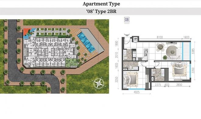 Квартира 1+1 в Дубай