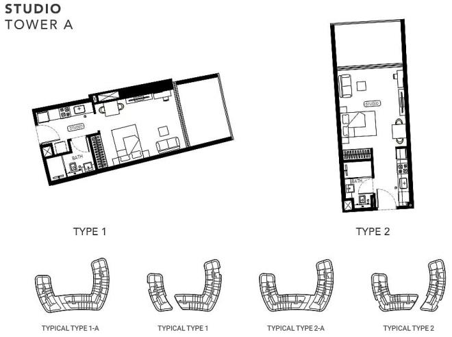 Квартира 0+1 в Дубай