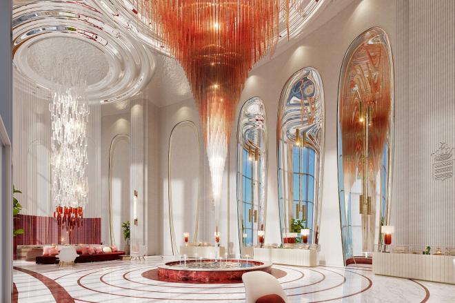 Пентхаус 5+2 с видом на море в Дубай