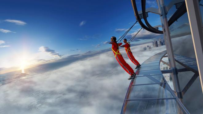 Пентхаус 5+2 с видом на море в Дубай