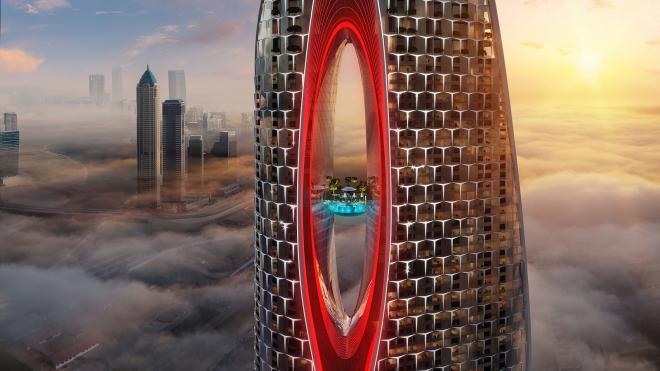 Пентхаус 5+2 с видом на море в Дубай