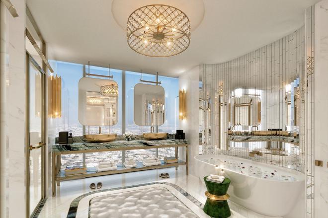 Пентхаус 4+1 с видом на море в Дубай