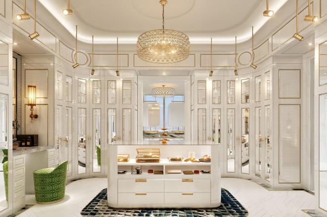 Пентхаус 4+1 с видом на море в Дубай