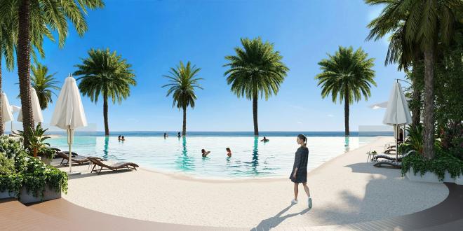 Пентхаус 4+1 с видом на море в Дубай