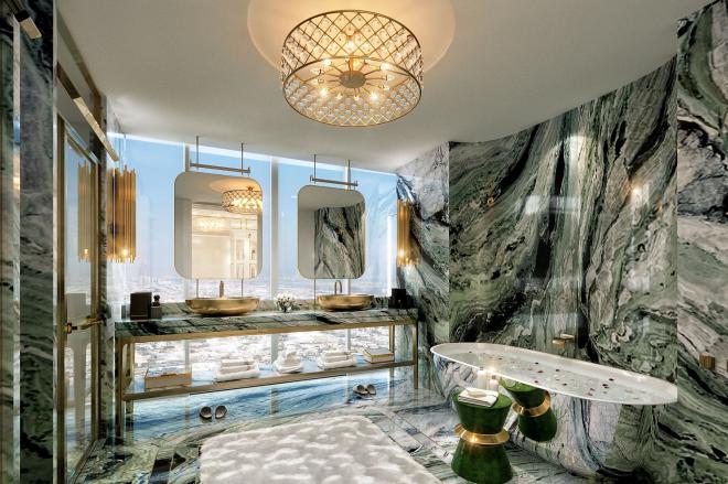 Пентхаус 3+1 с видом на море в Дубай