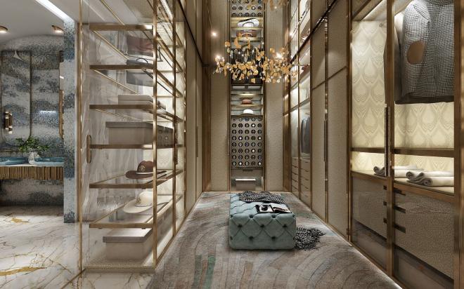 Дюплекс 4+2 с видом на море в Дубай