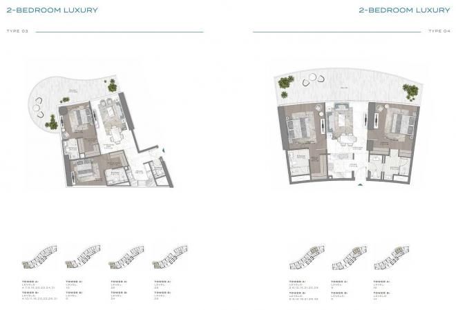 Дюплекс 4+2 с видом на море в Дубай