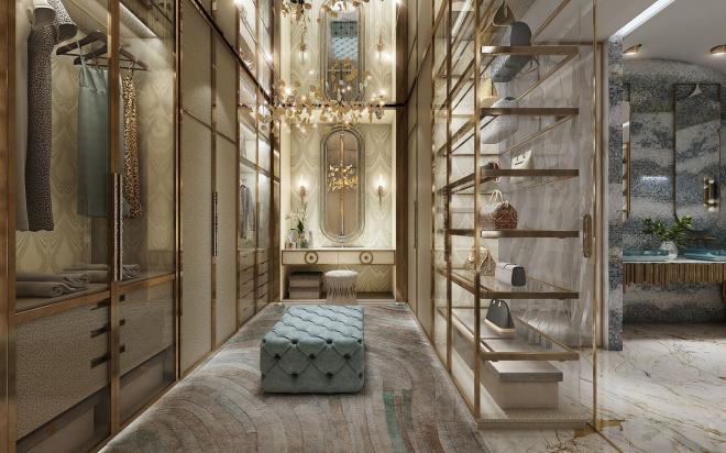 Дюплекс 4+2 с видом на море в Дубай