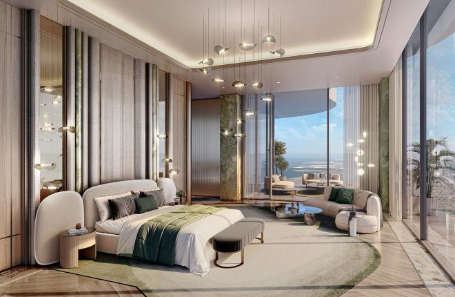 Дюплекс 5+2 с видом на море в Дубай