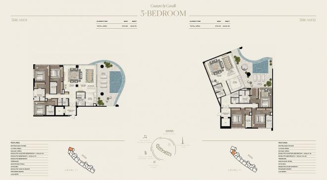 Дюплекс 5+2 с видом на море в Дубай