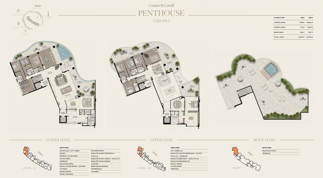 Дюплекс 5+2 с видом на море в Дубай