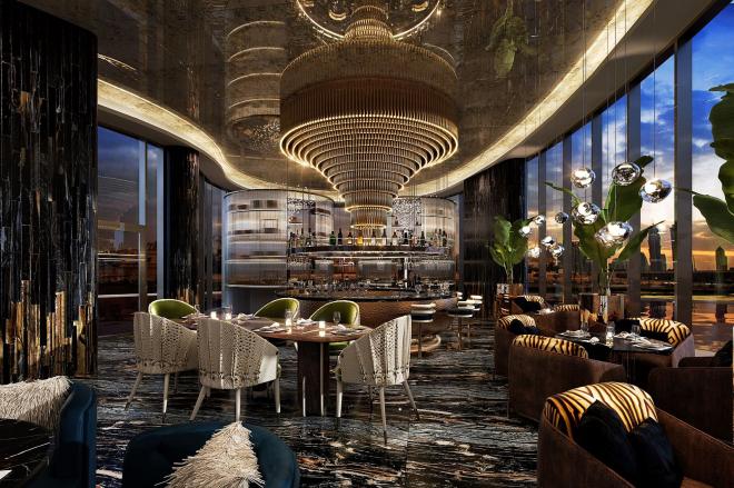 Дюплекс 5+2 с видом на море в Дубай