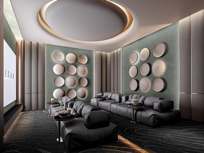 Дюплекс 5+2 с видом на море в Дубай